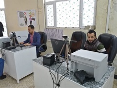 Data entry station staff